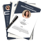 Icon für komplette Bewerbung mit Anschreiben, Lebenslauf und Deckblatt – Alles aus einer Hand für Ihre perfekte Bewerbung.